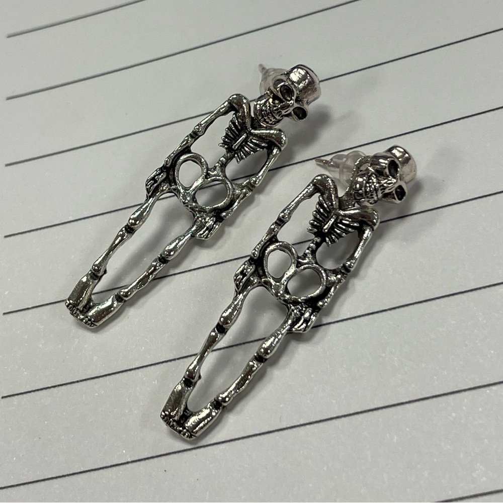 Skeleton earrings